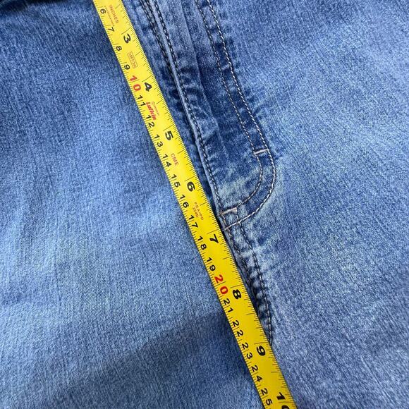 LEE x Womens Denim Midrise Bermuda Shorts Stretchy, Size 18 - Picture 6 of 8